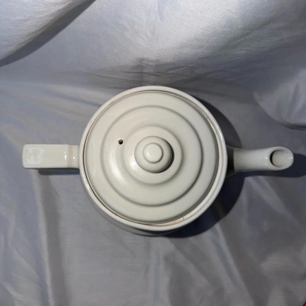 Vintage Drip-O-lator Ceramic Coffee/Teapot - Enterprise Aluminum Co. - Floral
